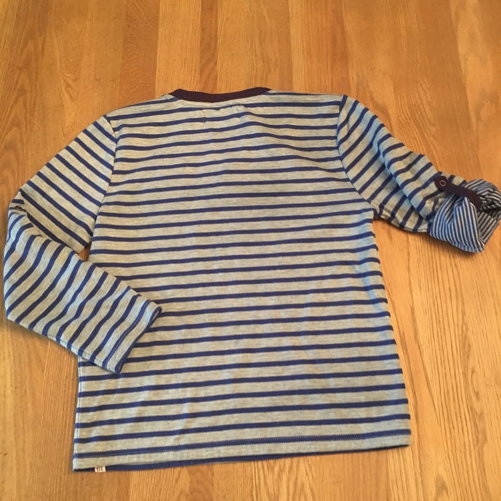 Boys striped Henley - Picture 7 of 8